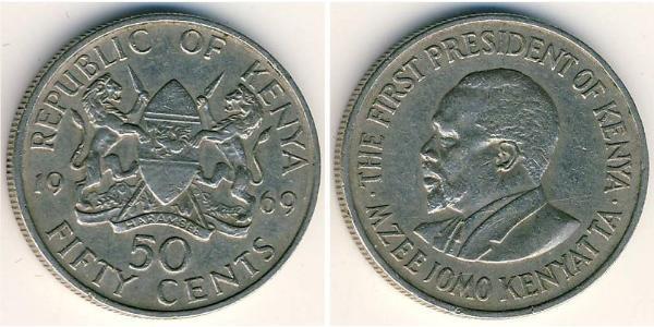 50 Cent Kenya Cuivre/Nickel 