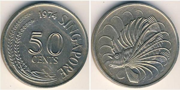 50 Cent Singapour Cuivre/Nickel 