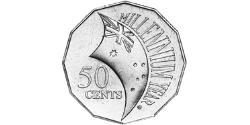 50 Cent Australien (1939 - ) Kupfer/Nickel Elizabeth II (1926-2022)
