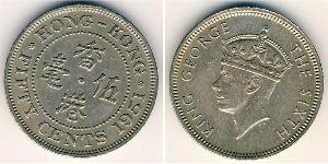 50 Cent Hongkong Kupfer/Nickel 