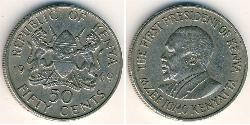 50 Cent Kenia Kupfer/Nickel 
