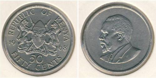 50 Cent Kenia Kupfer/Nickel 