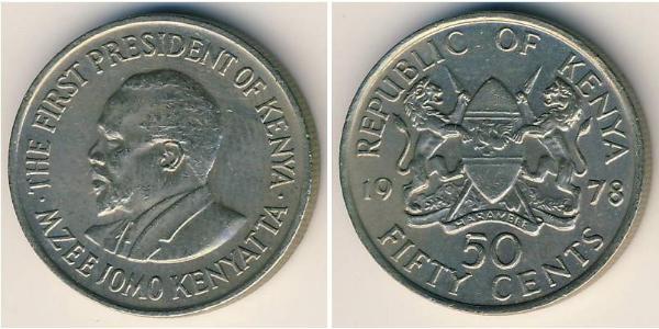 50 Cent Kenia Kupfer/Nickel 