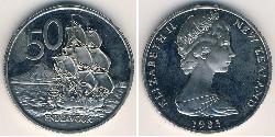 50 Cent Neuseeland Kupfer/Nickel 