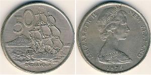 50 Cent Neuseeland Kupfer/Nickel 