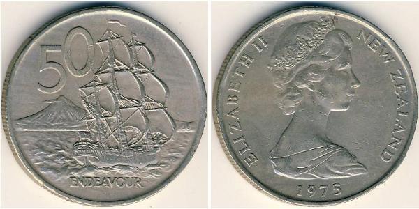 50 Cent Neuseeland Kupfer/Nickel 