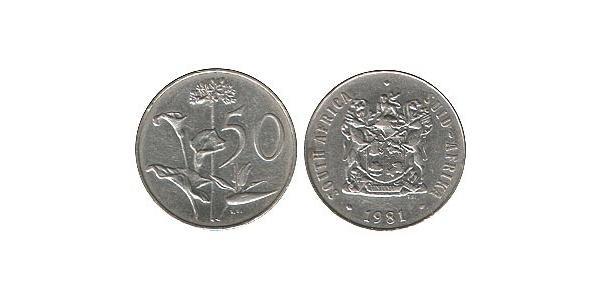 50 Cent Sudafrica Nichel 