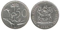 50 Cent South Africa Nickel 