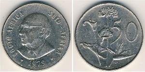50 Cent Sudáfrica Níquel/Cobre 