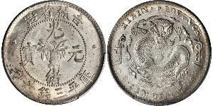 50 Cent República Popular China Níquel/Plata 