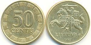 50 Cent Lituania (1991 - ) Ottone 