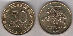 50 Cent Lituania (1991 - ) Ottone 