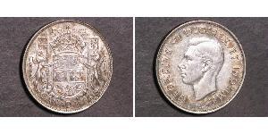 50 Cent Canadá Plata Jorge VI (1895-1952)