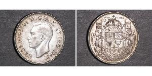 50 Cent Canadá Plata Jorge VI (1895-1952)