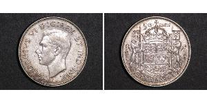 50 Cent Canadá Plata Jorge VI (1895-1952)