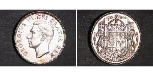 50 Cent Canadá Plata Jorge VI (1895-1952)