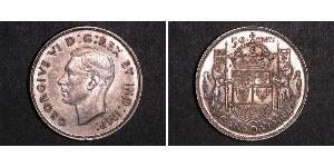 50 Cent Canadá Plata Jorge VI (1895-1952)