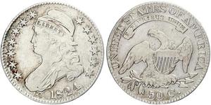 50 Cent Estados Unidos de América (1776 - ) Plata 