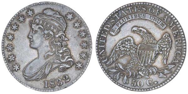 50 Cent Estados Unidos de América (1776 - ) Plata 