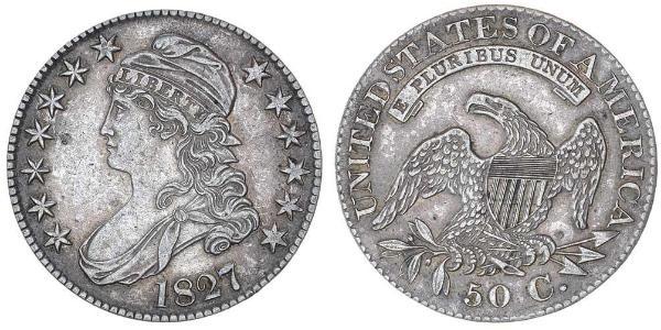 50 Cent Estados Unidos de América (1776 - ) Plata 