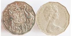 50 Cent Australia (1939 - ) Rame/Nichel 