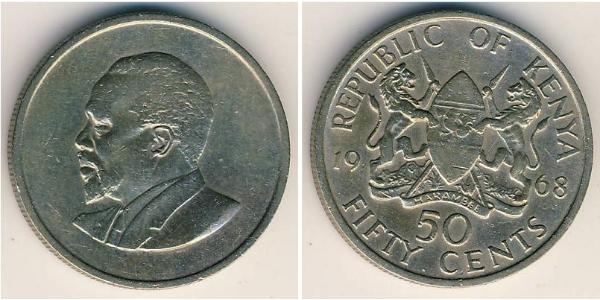 50 Cent Kenya Rame/Nichel 