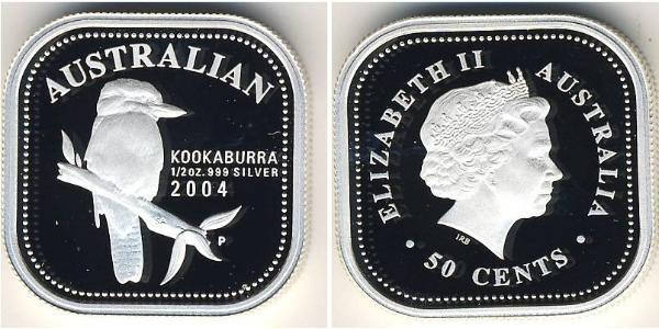 50 Cent Australien (1939 - ) Silber 