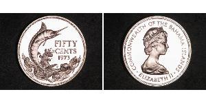 50 Cent Bahamas Silber 