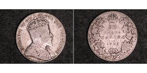 50 Cent Kanada Silber Eduard VII (1841-1910)