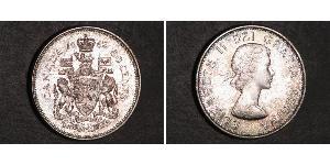 50 Cent Kanada Silber Elizabeth II (1926-2022)