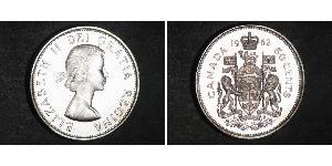 50 Cent Kanada Silber Elizabeth II (1926-2022)