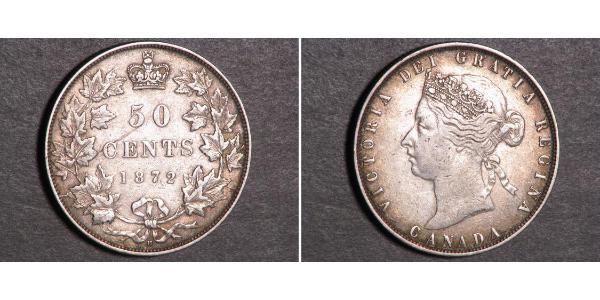 50 Cent Kanada Silber Victoria (1819 - 1901)