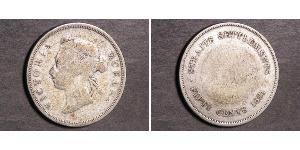 50 Cent Straits Settlements (1826 - 1946) Silber Victoria (1819 - 1901)