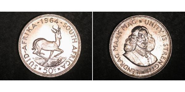 50 Cent Südafrika Silber 