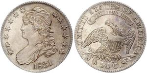 50 Cent Vereinigten Staaten von Amerika (1776 - ) Silber 