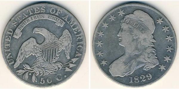 50 Cent Vereinigten Staaten von Amerika (1776 - ) Silber 