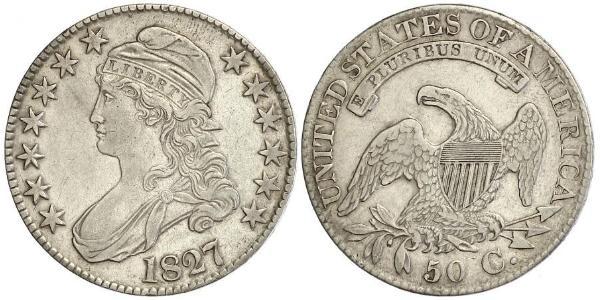 50 Cent Vereinigten Staaten von Amerika (1776 - ) Silber 