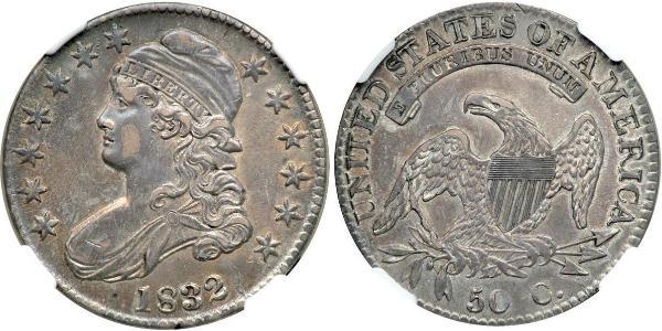50 Cent Vereinigten Staaten von Amerika (1776 - ) Silber 