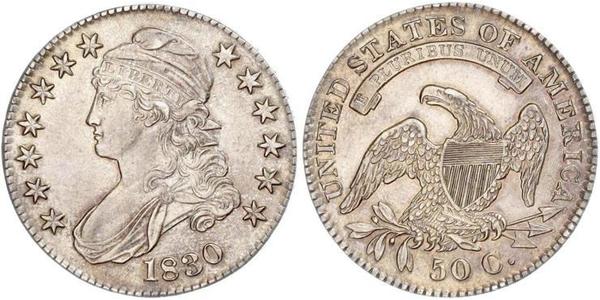 50 Cent Vereinigten Staaten von Amerika (1776 - ) Silber 