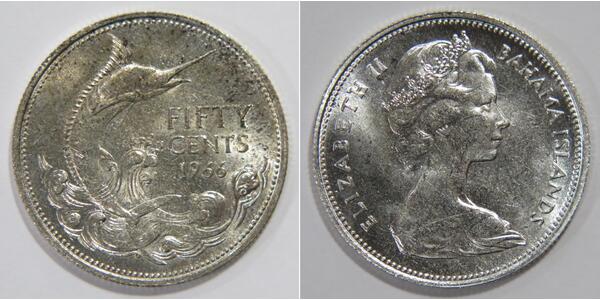 50 Cent Bahamas Silver 
