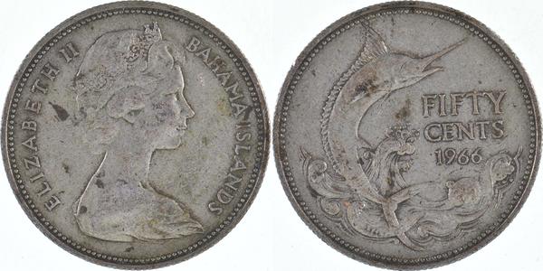 50 Cent Bahamas Silver 