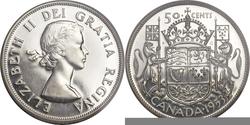 50 Cent Canada Silver Elizabeth II (1926-2022)