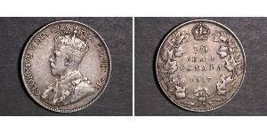 50 Cent Canada Silver George V of the United Kingdom (1865-1936)