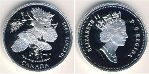 50 Cent Canada Silver Elizabeth II (1926-2022)