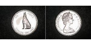 50 Cent Canada Silver Elizabeth II (1926-2022)