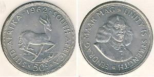 50 Cent South Africa Silver 