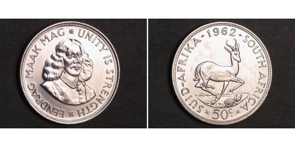 50 Cent South Africa Silver 