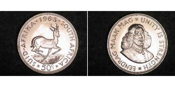 50 Cent South Africa Silver 