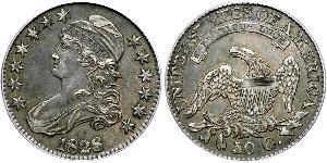 50 Cent USA (1776 - ) Silver 