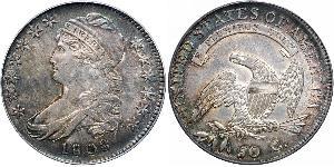 50 Cent USA (1776 - ) Silver 